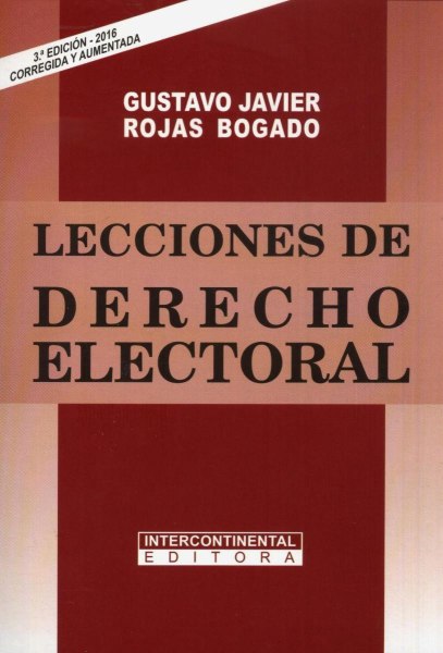 Lecciones de Derecho Electoral