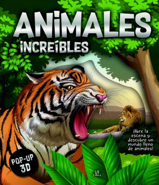 Animales Increibles Pop Up 3d