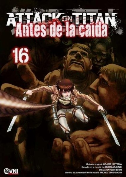Attack On Titan Antes de la Caida Vol 16