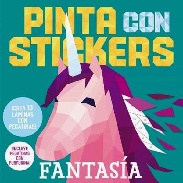 Pinta Con Stickers Fantasia