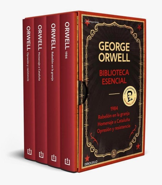 Biblioteca Esencial Geroge Orwell Caja 4 Libros