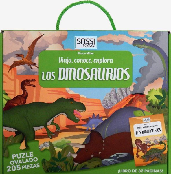 Viaja Conoce Explora Los Dinosaurios Maletin