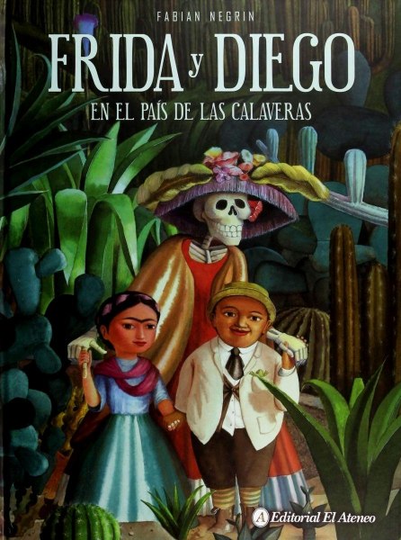 Frida y Diego en El Pais de Las Calaveras