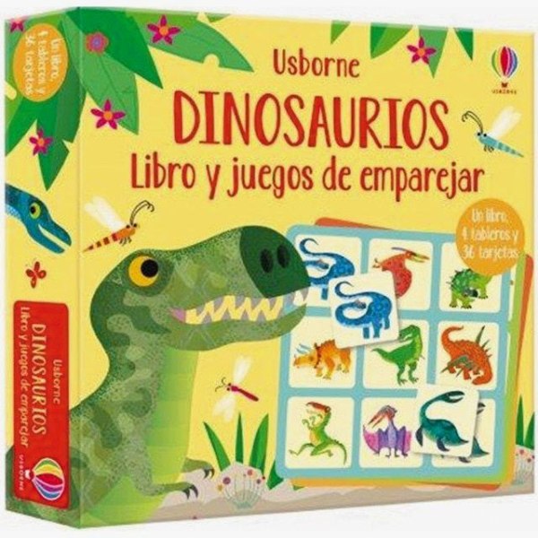 Dinosaurios Libro y Juegos de Emparejar