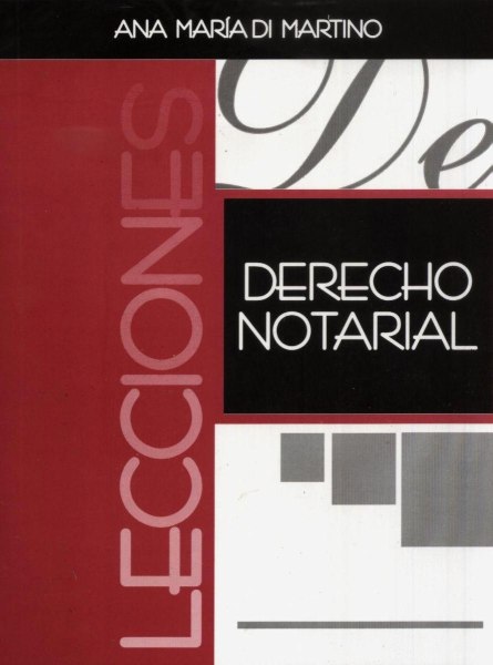 Derecho Notarial Lecciones