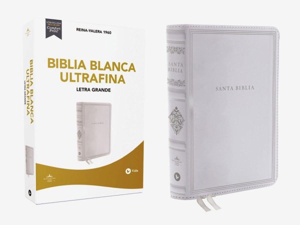 Biblia Blanca Ultrafina Letra Grande - Reina Valera