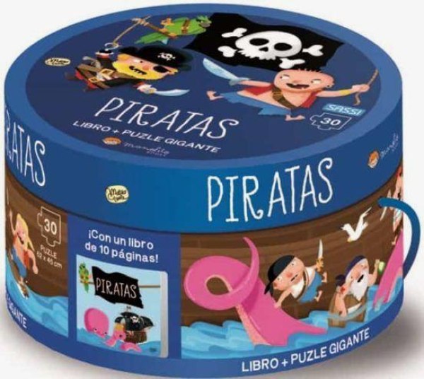 Piratas Libro Puzle Gigante