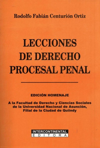 Lecciones de Derecho Procesal Penal