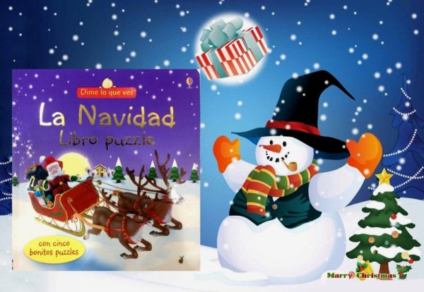 La Navidad Libro Puzzle