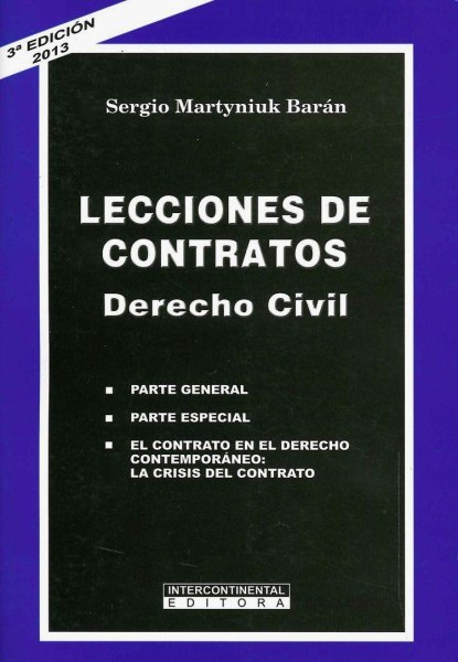 Lecciones de Contratos Derecho Civil