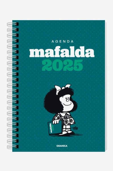 Mafalda 2025, Agenda Anillada Columnas Verde