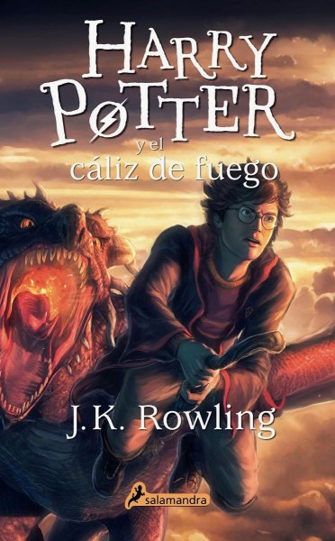 Harry Potter 4 El Caliz de Fuego - Solapa Negra