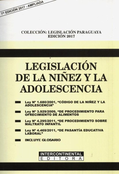 Legislacion De La Niñez y La Adolescencia