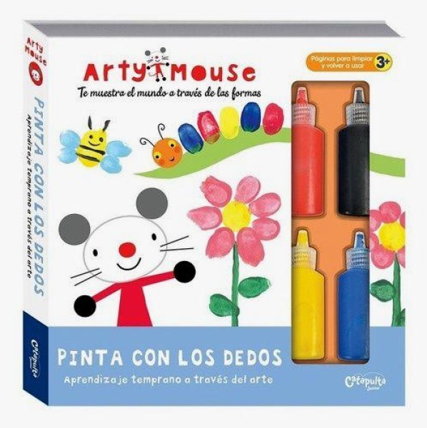 Arty Mouse Pinta Con Los Dedos