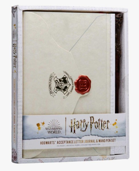 Hogwarts Acceptance Letter Journal & Wand Pen Set