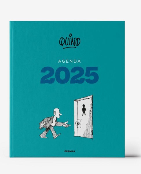 Quino 2025 Agenda Encuadernada Turquesa