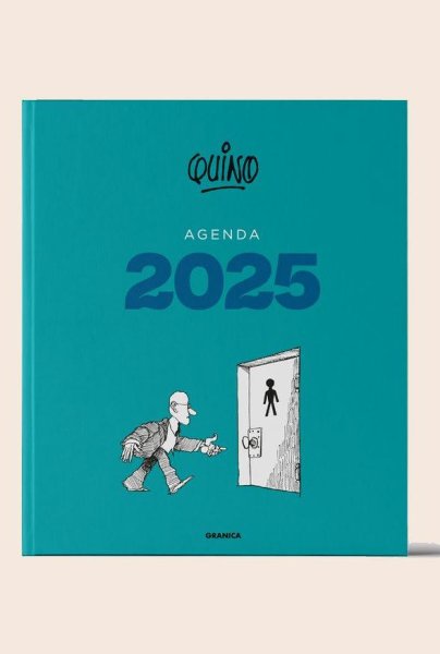 Quino 2025 Agenda Encuadernada Turquesa