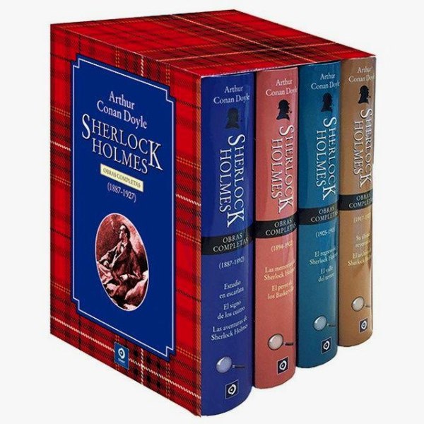 Sherlock Holmes Obras Completas 4 Libros