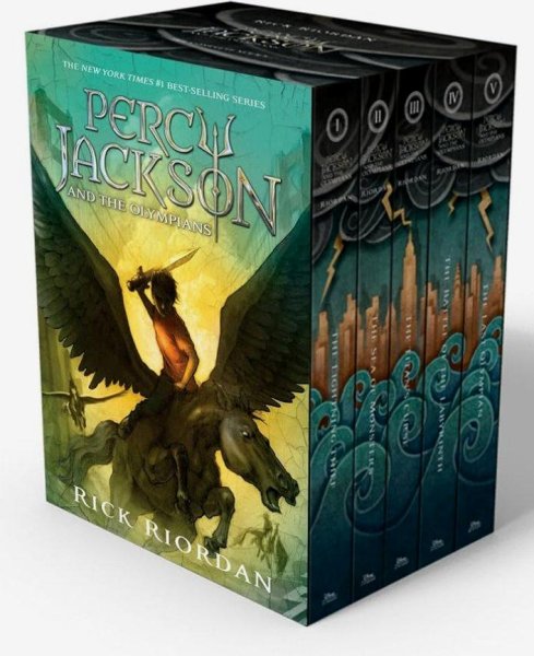 Percy Jackson And The Olympians Hardcover Boxed Set