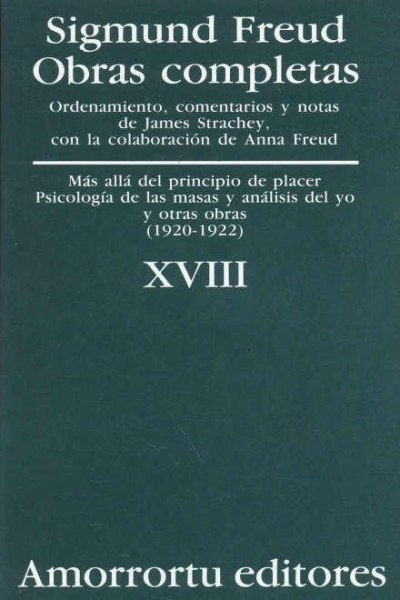 Sigmund Freud Obras Completas Xviii