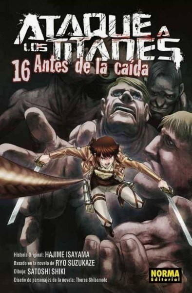 Ataque a Los Titanes 16 Antes de la Caida