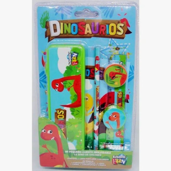 Dinosaurios Cuento Inolvidable Con Accesorios