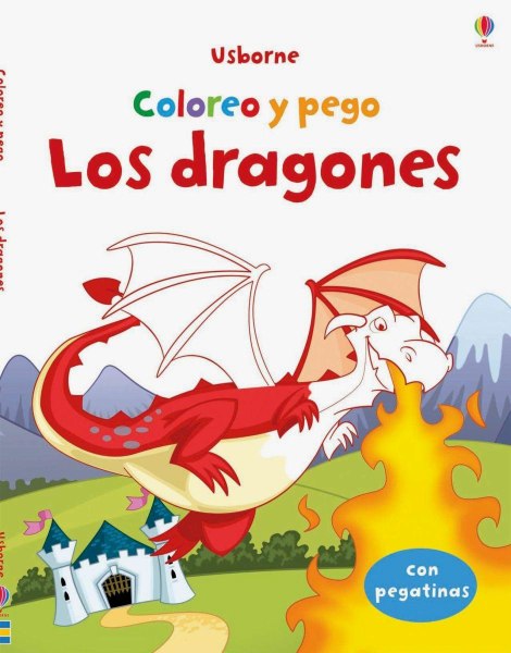 Coloreo y Pego - Los Dragones