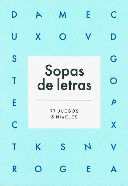 Sopas de Letras 77 Juegos 3 Niveles