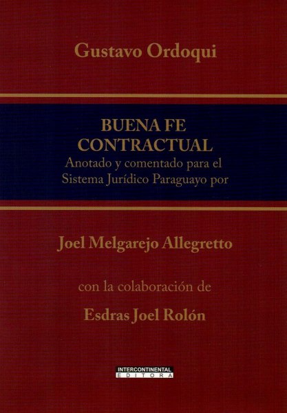 Buena Fe Contractual