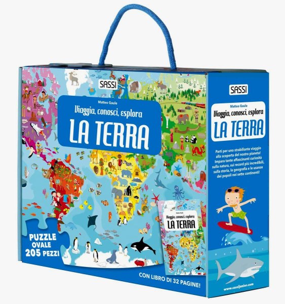 Viaja Conoce EXPlora La Tierra Puzle y Libro